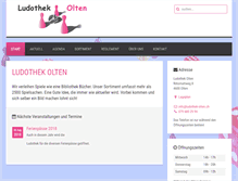 Tablet Screenshot of ludothek-olten.ch